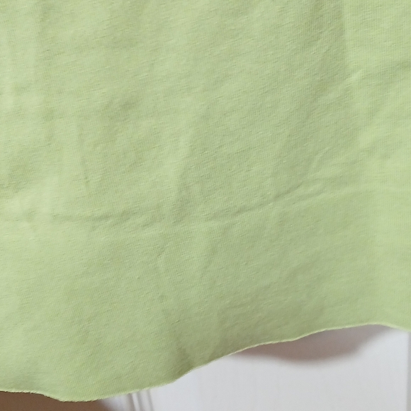 COS Minimalist Oversized T-Shirt Dress Lime Green Short Sleeve Pockets - Picture 7 of 10